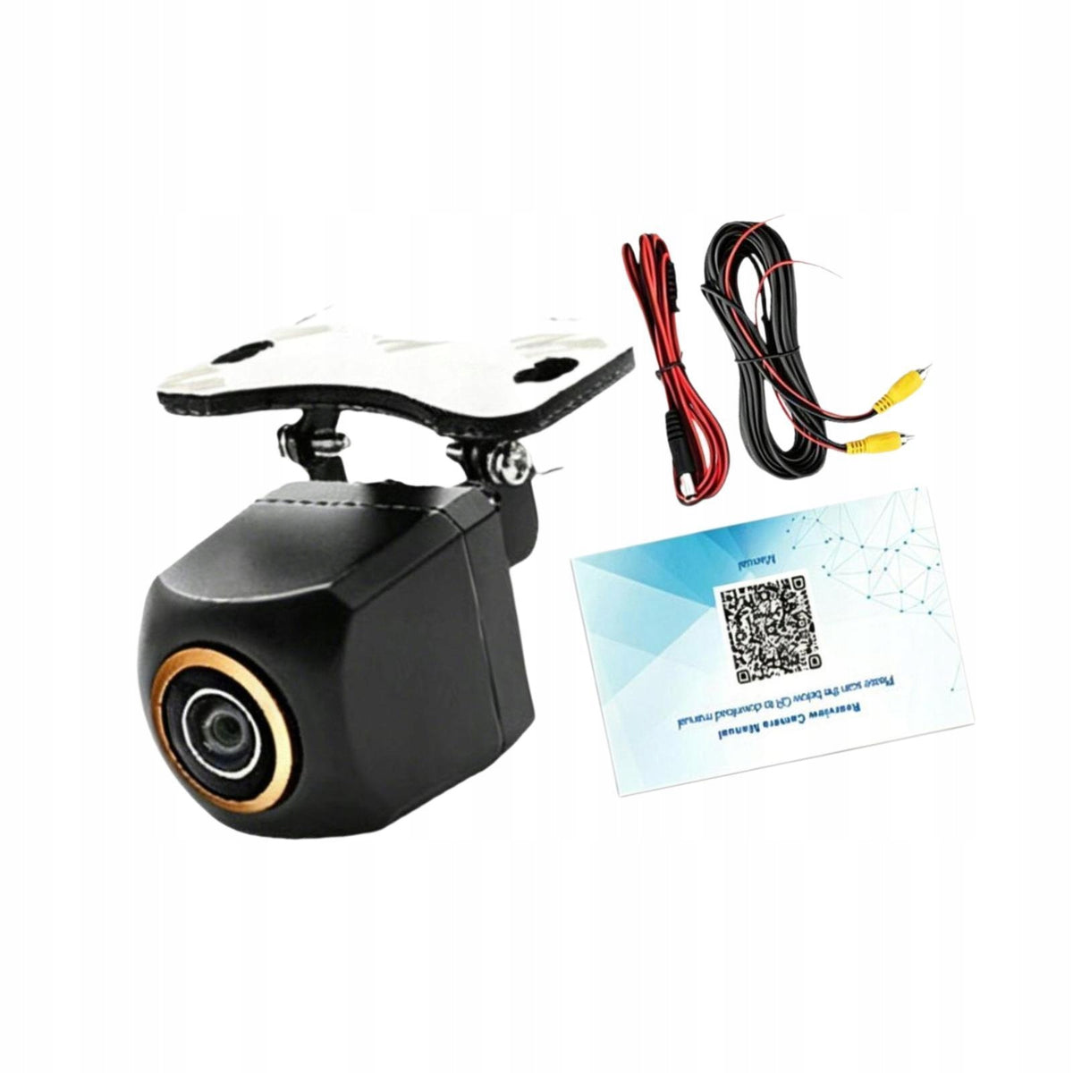 License Plate Backup Camera with Clear Night View, Metal 17 Degree Wide