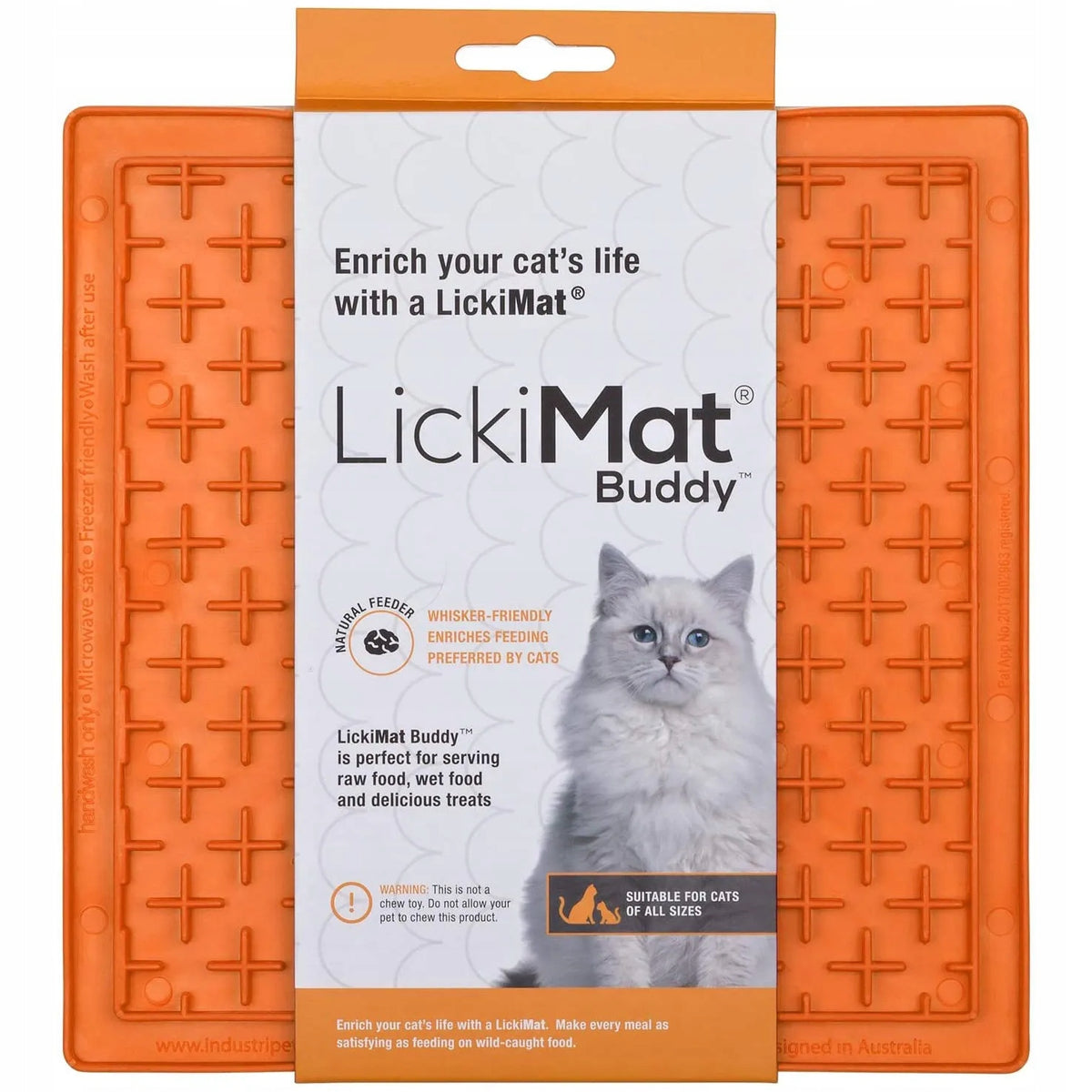 LickiMat Classic Buddy Cat Licking Mat