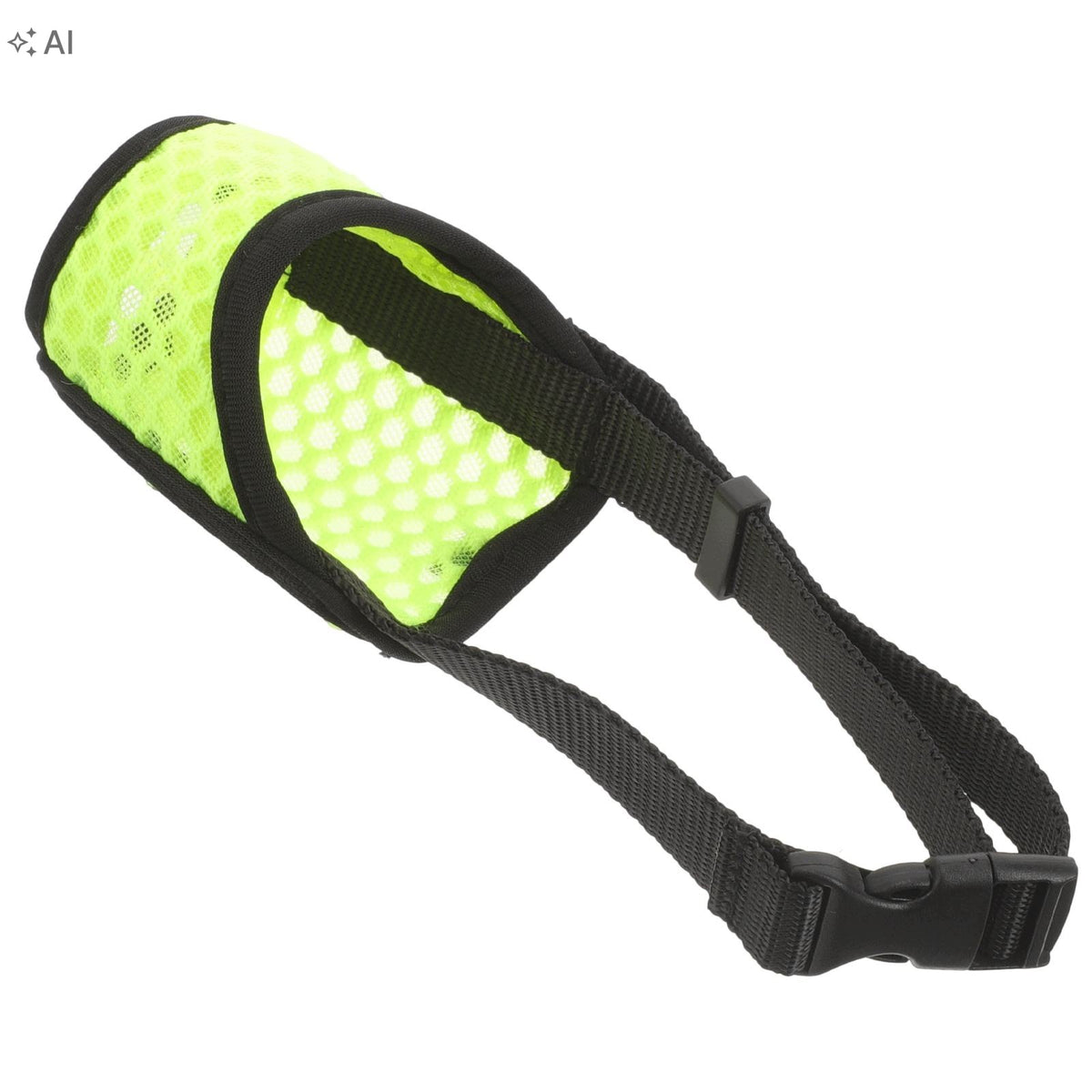 Light Green Breathable Polyester Dog Muzzle Anti-Biting Anti-Barking Mask Manufacturer code 17926199