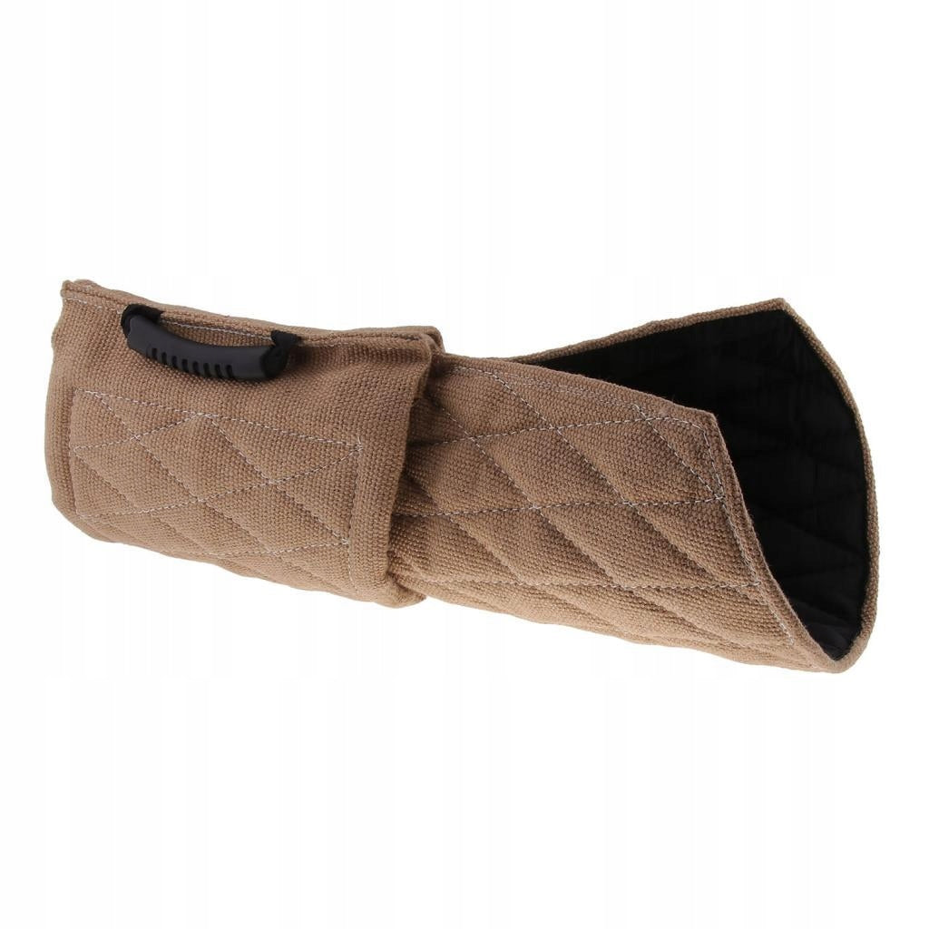 Linen Sleeve Dog Tug Toy Training Playing, Direction Of