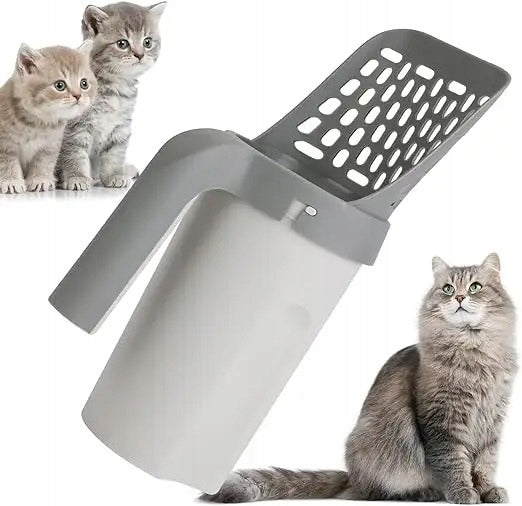 Litter Box Spatula with Container Handle Drawer Cat Litter with Bag