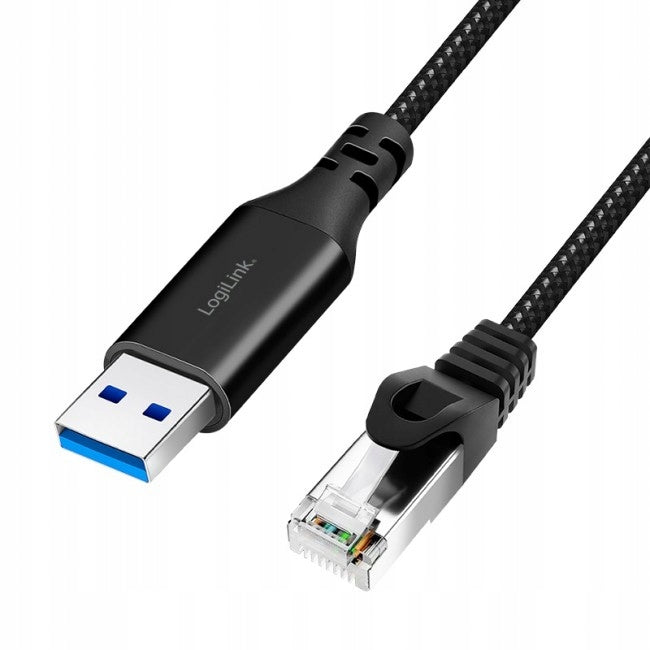 LogiLink CU0406 - Usb 3.0 to RJ45 adapter cable, active, 10 m, Otw Manufacturer Logilink