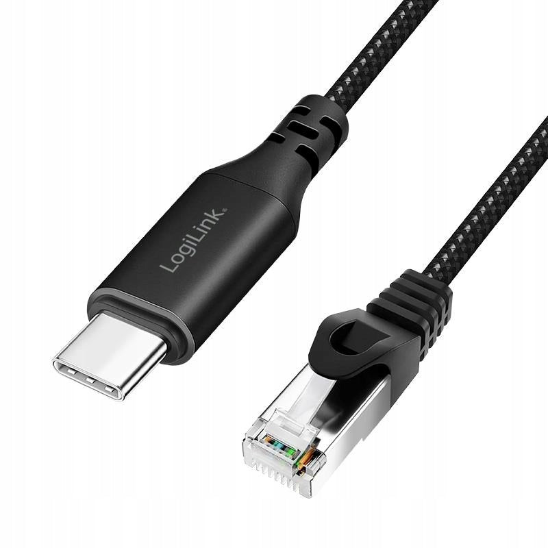 LogiLink Cable Adapter USB-C to RJ45 7.5m Active CAT6 S/FTP Ethernet