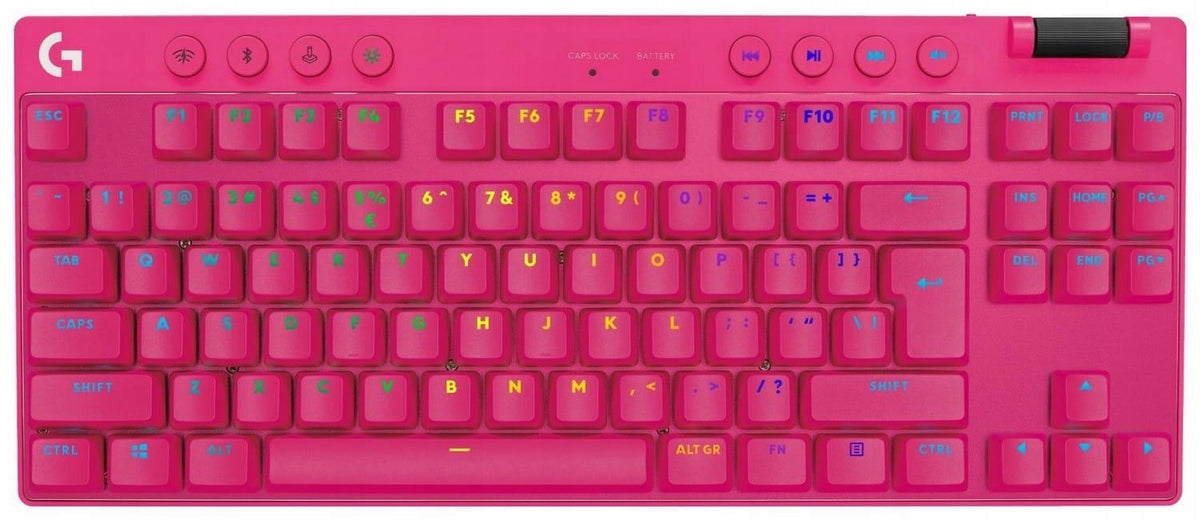 Logitech G Pro X TKL Lightspeed Tactile Magenta Packaging status original