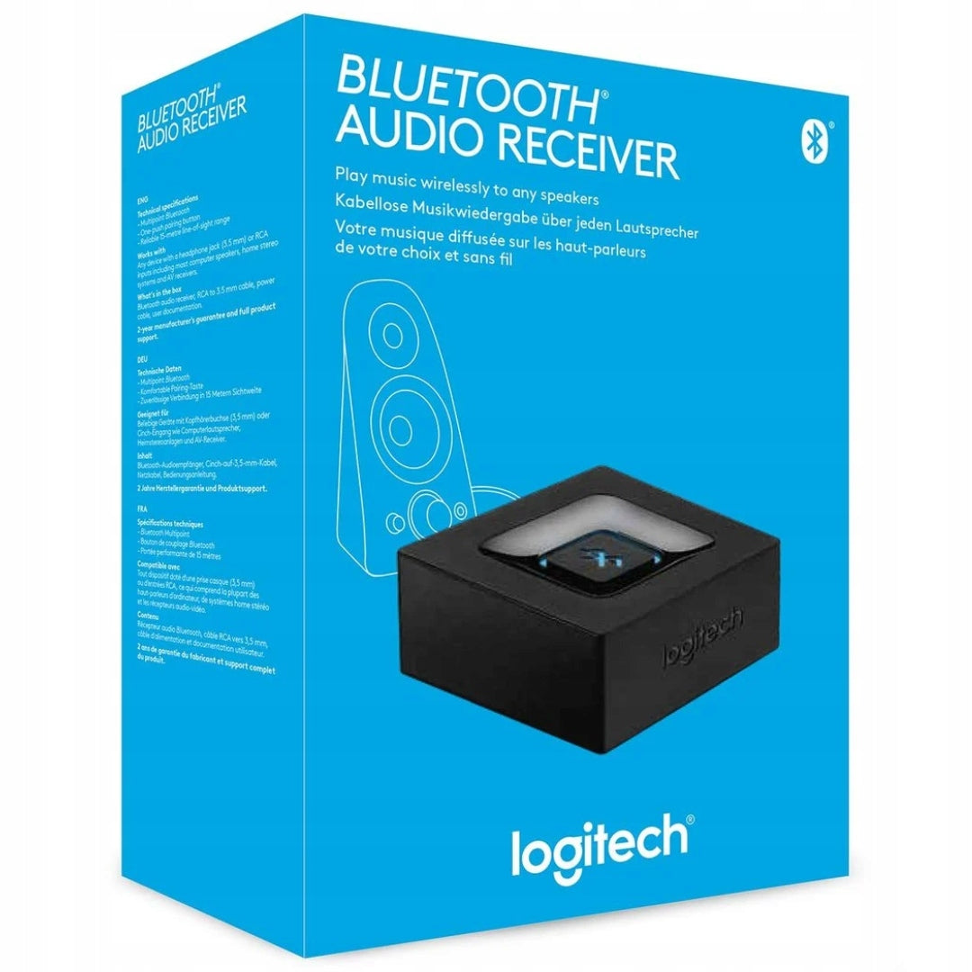 Logitech Wireless Audio Adapter Bluetooth 3.0 980-000912 Minijack RCA