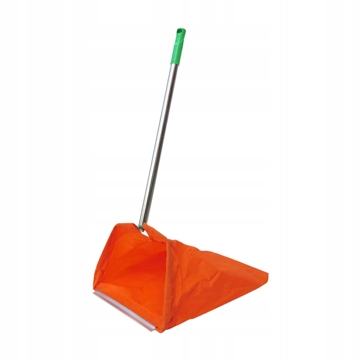Long Handle Dust Pan Orange Trash Storage Bag Rod 23.6 Inch Long Packaging status original