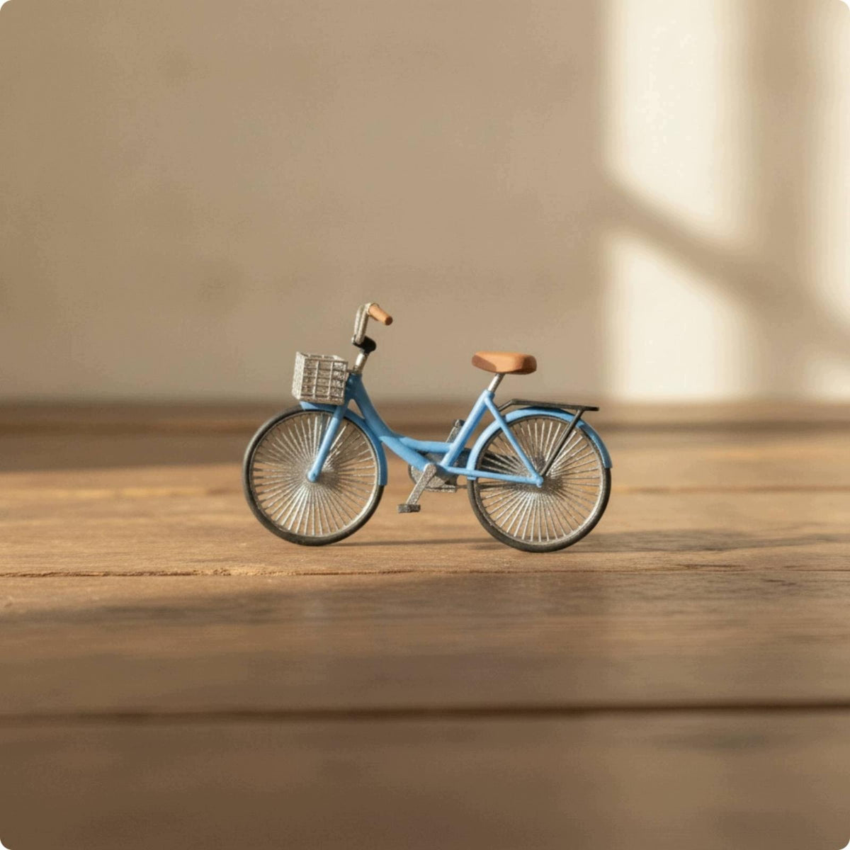 Low Step Cycle Model Detailed 1/64 Scale Cycle Realistic Miniature Green Packaging status original