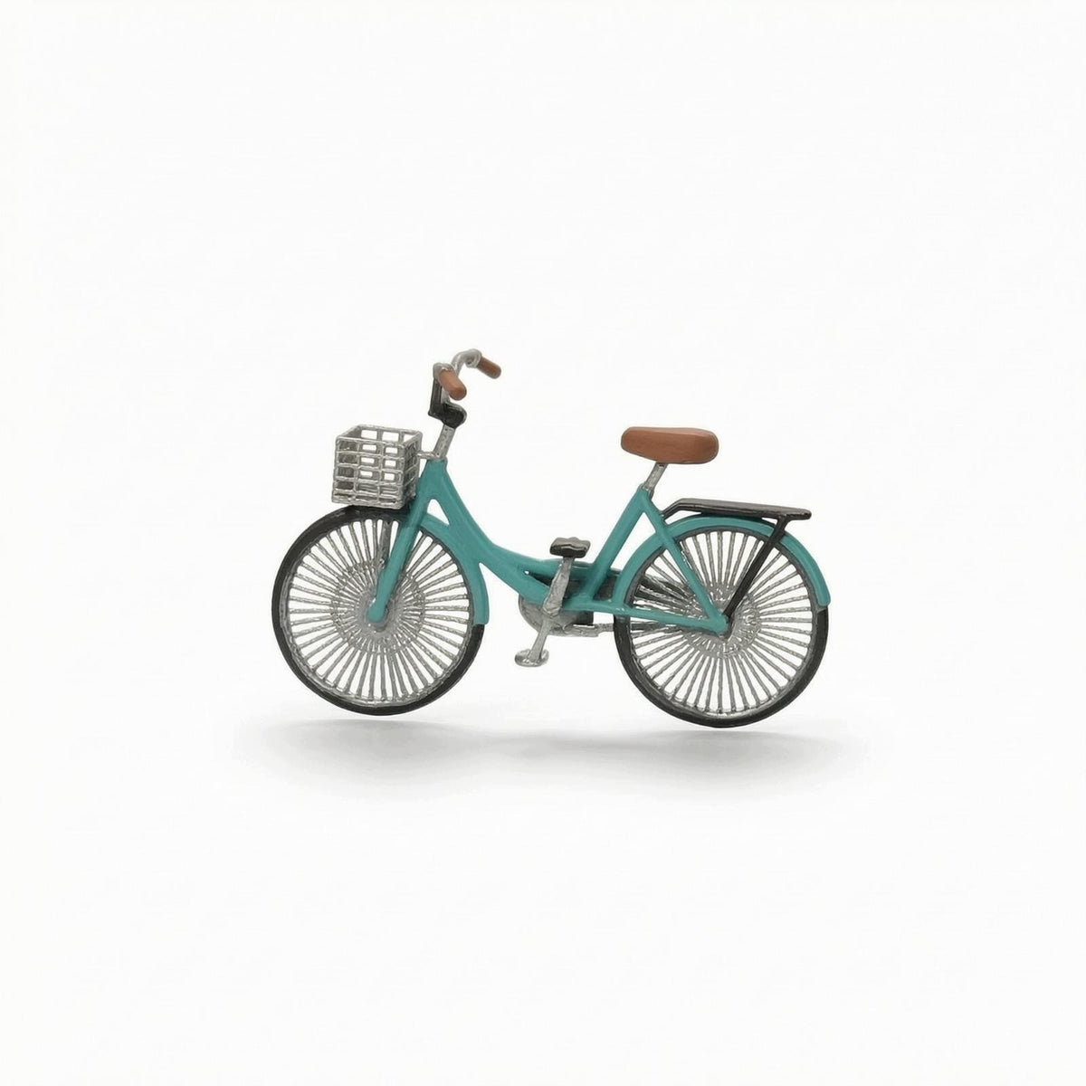 Low Step Cycle Model Detailed 1/64 Scale Cycle Realistic Miniature Green