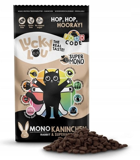 Lucky Lou Food Code Mono Rabbit 750g Manufacturer code 4262437745831