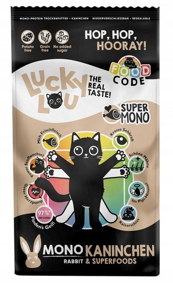Lucky Lou Food Code Mono Rabbit 750g