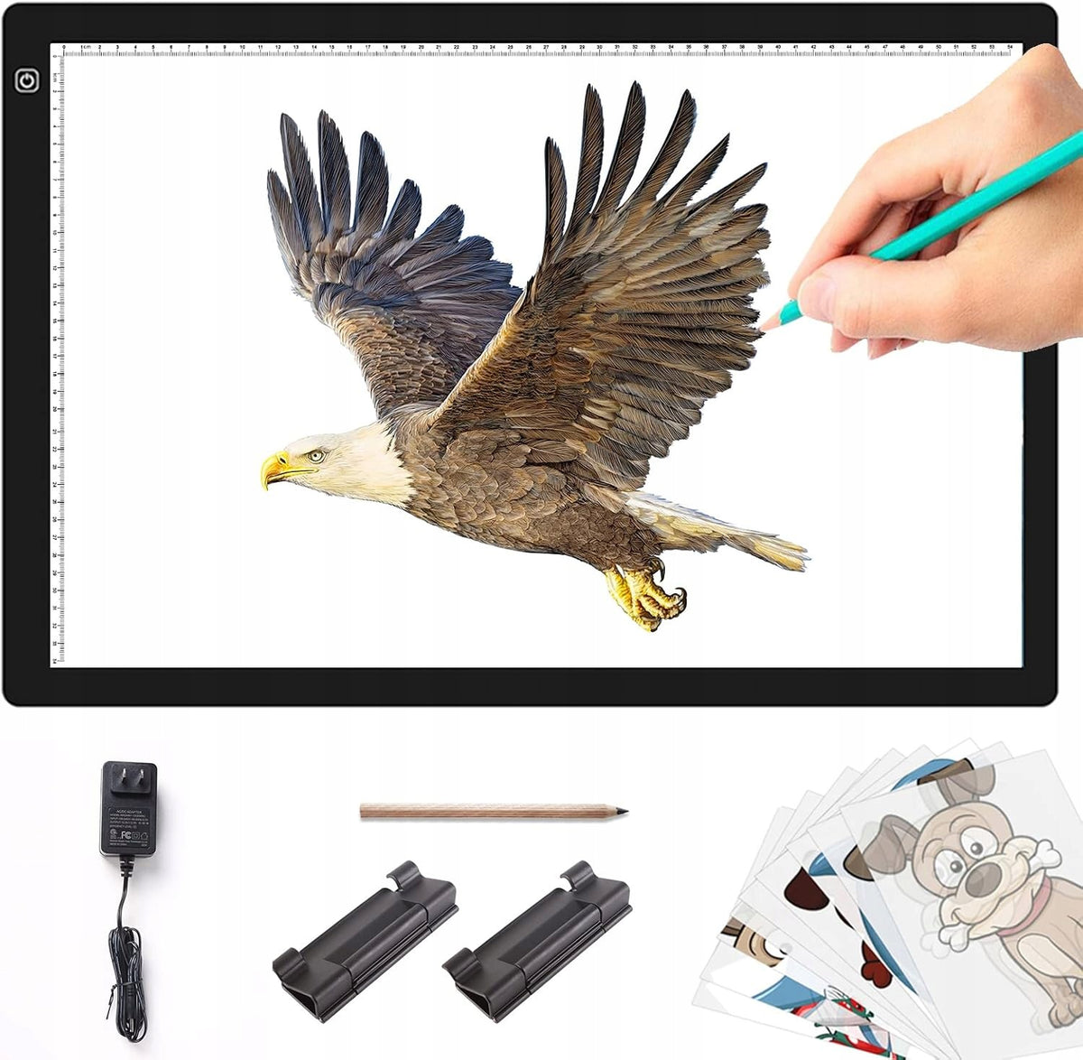 Lumino Pro A3 LED Board Wireless Backlit Drawing Board Model EBPP2400