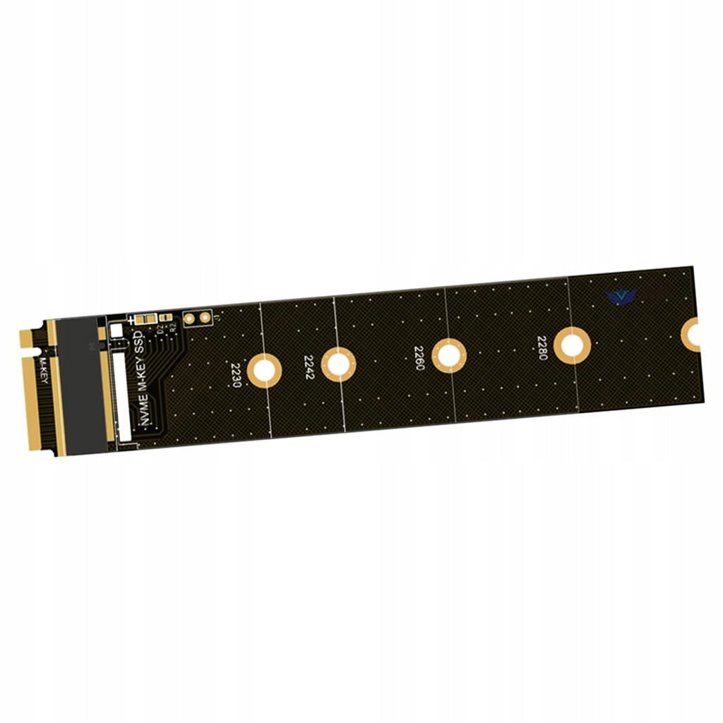 M.2 NGFF SSD Key A to Key M Riser Card to PCIe NVMe Plug and Play Portable