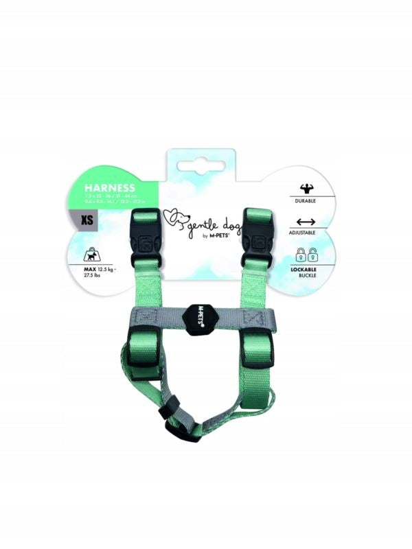 M-PETS GENTLE DOG HARNESS GREEN XS