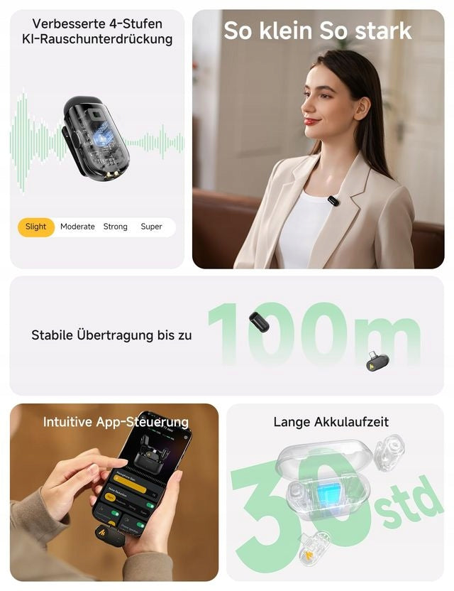 MAONO Wave T1 Mini Wireless Microphone for iPhone 17 16 15 Android Manufacturer code B0DRK2NKH5