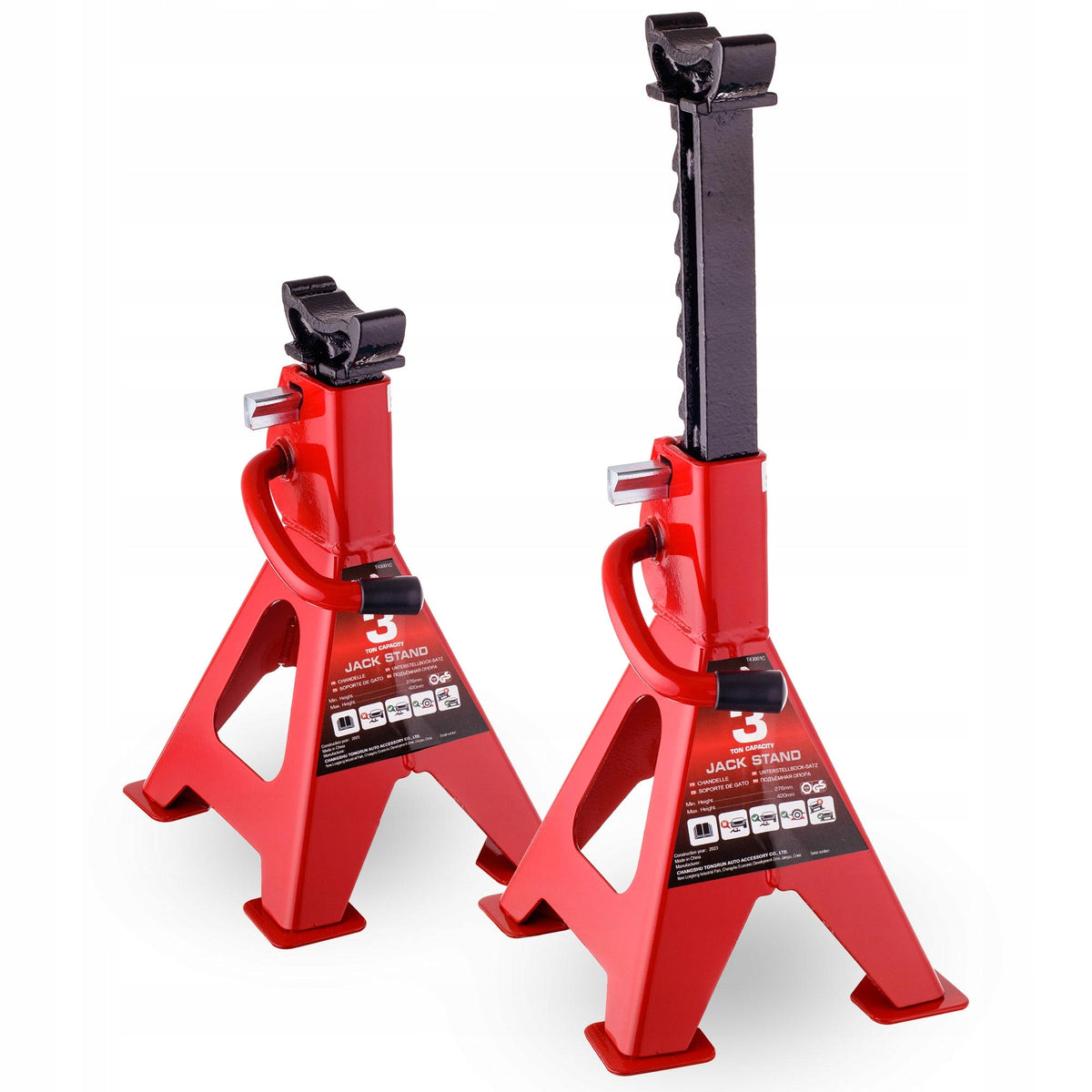 MARE 3T 2PCS MARE SUPPORT STAND WITH DOUBLE CAR LOCK Manufacturer code T43001C