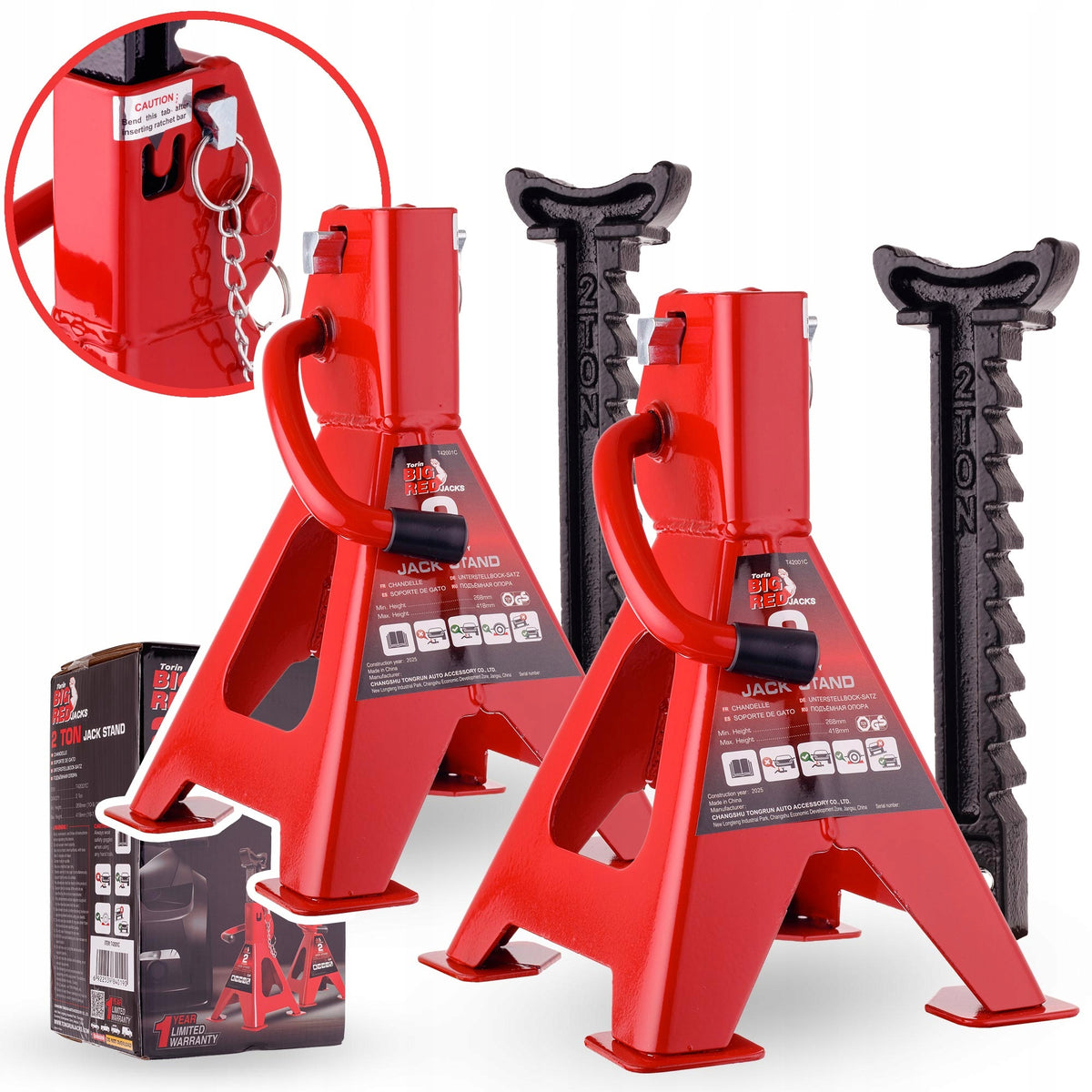MARE WORKSHOP STANDS 2 TONS CAR DOUBLE PROTECTION