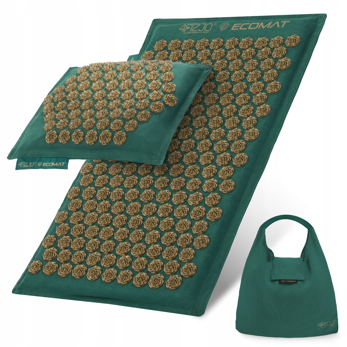 MASSAGE ACUPRESSURE MAT WITH SPIKES HEALTH RELAXING PILLOW ECO