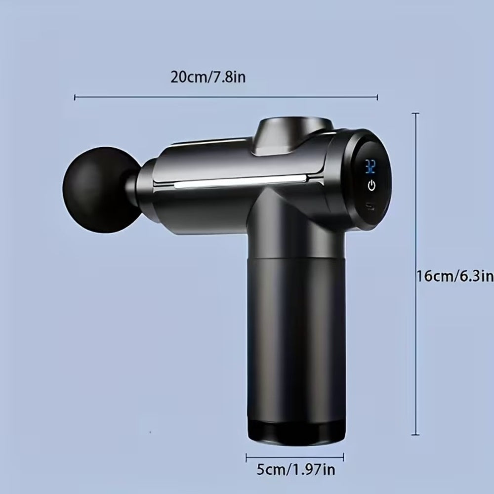 MASSAGE GUN, FOR RELAXATION AND REGENERATION, MUSCLE MASSAGE APPARATUS Packaging status original