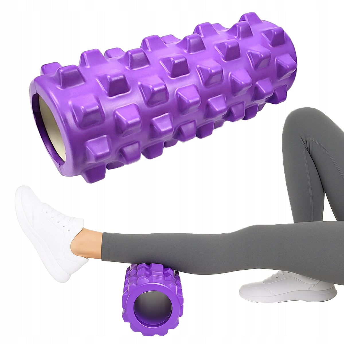 MASSAGE ROLLER for exercise MASSAGER with PROJECTIONS 45cmx14cm