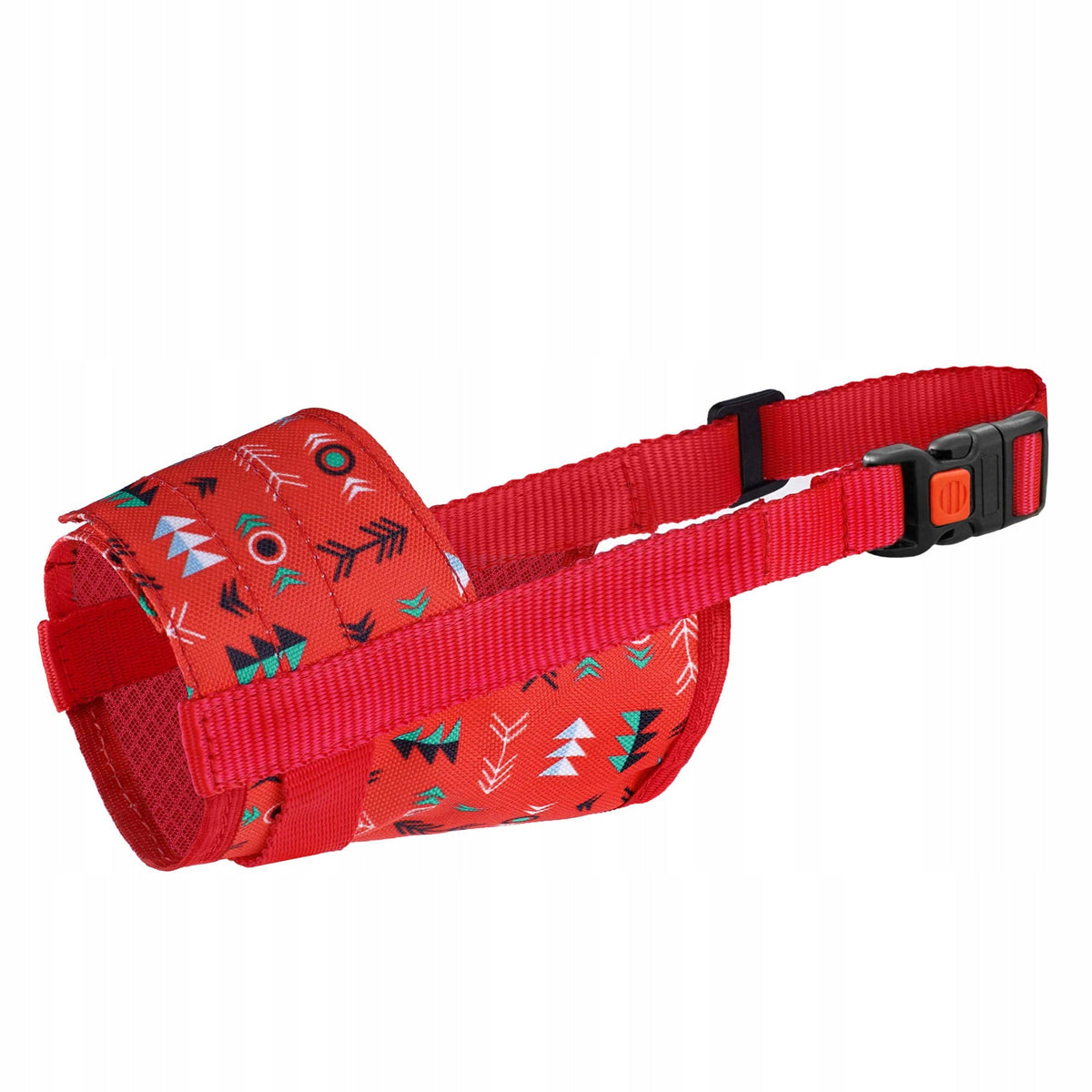 MATERIAL MUZZLE FOR LARGE DOG CHRISTMAS MUZZLE RED FOR DOGS