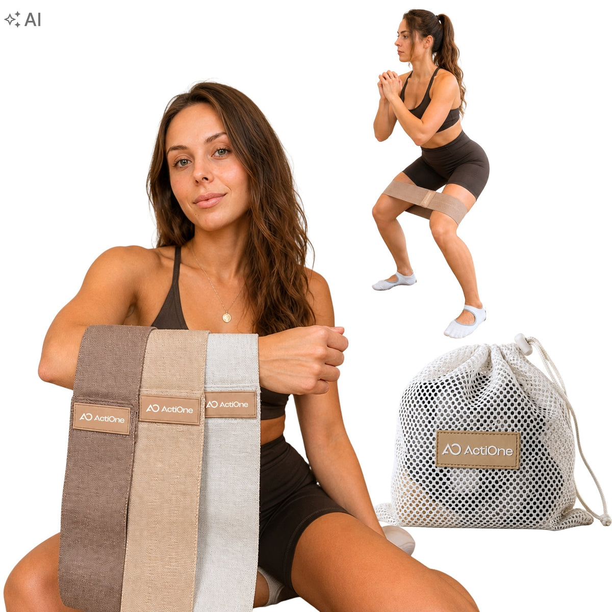 MATERIAL RESISTANCE RUBBER TAPES FOR FITNESS STRETCHING TRAINING HIP BAND x3