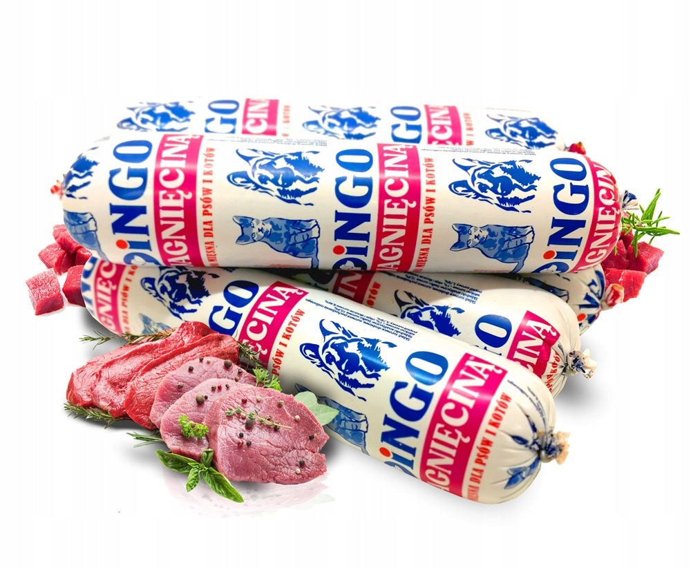 MEAT BAR FOR DOGS WITH LAMB 90% MEAT! - DINGO 10 kg
