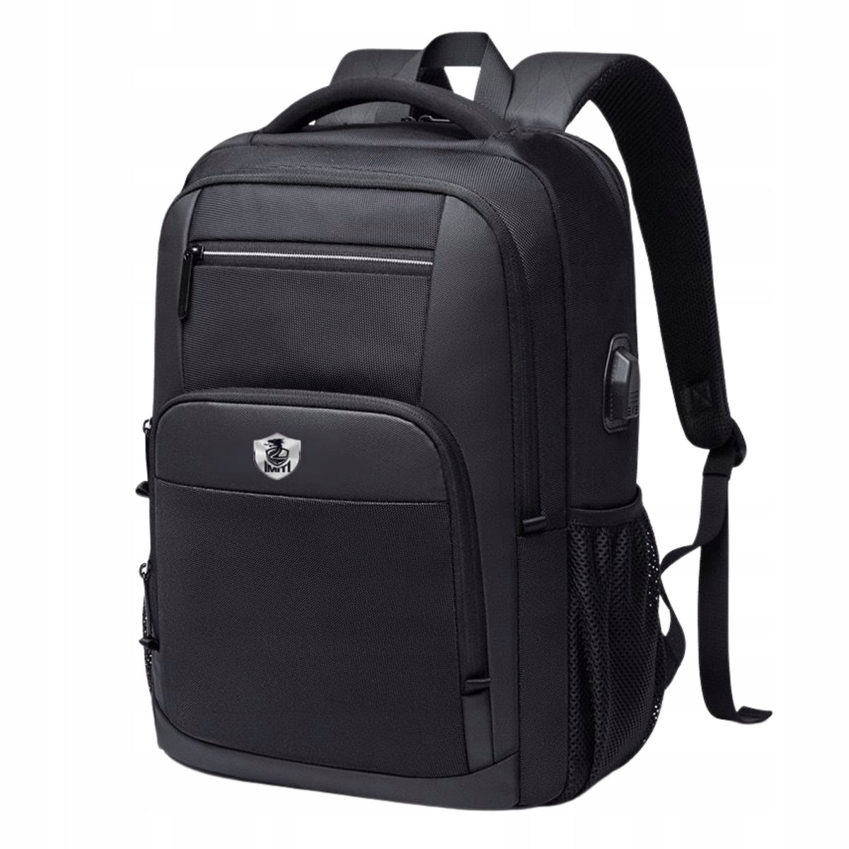 MEN'S LAPTOP BACKPACK CITY WATERPROOF ROOMY FOR WORK USB BLACK Brand Imiti