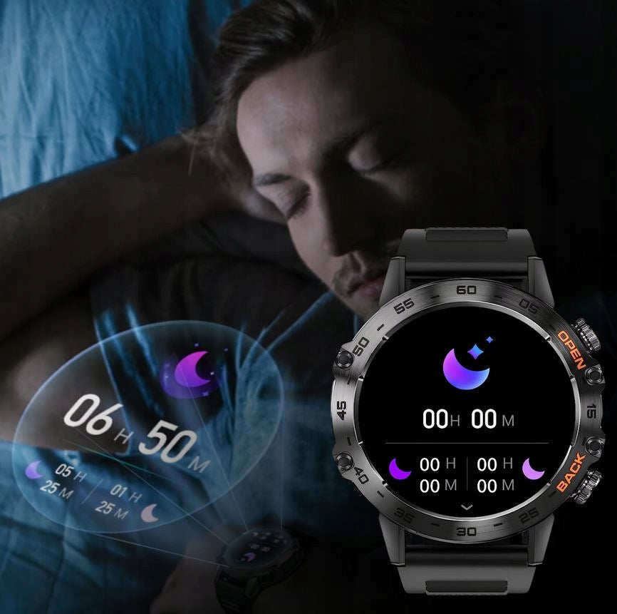 MEN'S SMARTWATCH SPORTS MILITARY CONVERSATIONS PL SMART WATCH + FREEBIES Packaging status original