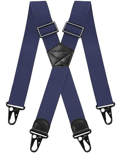 MEN'S SUSPENDERS X FLEXIBLE METAL BUCKLE ANTI-SLIP UNIVERSAL