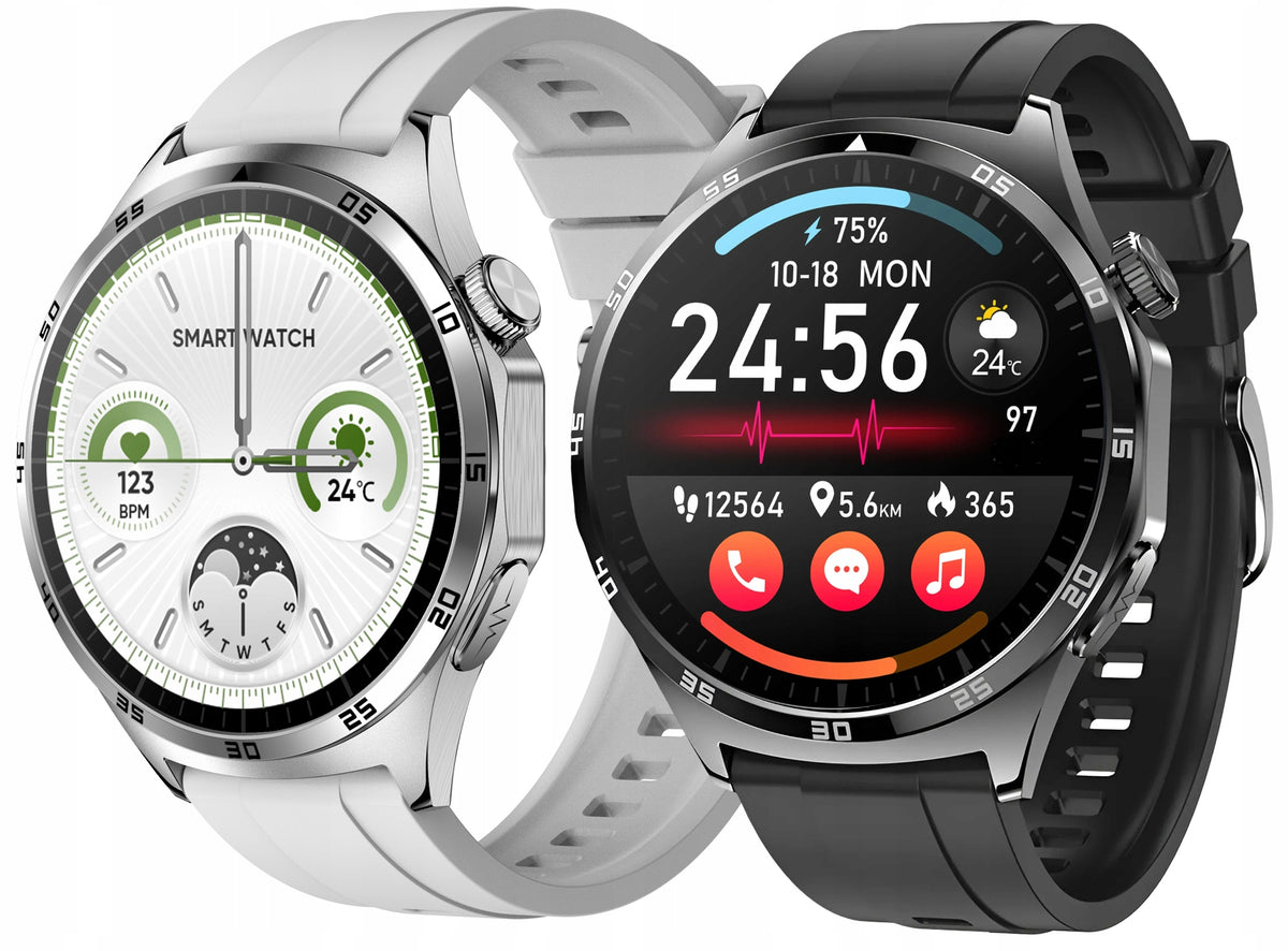 MEN'S WATCH SMARTWATCH AMOLED 466x466 ECG GLUCOSE PRESSURE TEMPERATURE Packaging status original