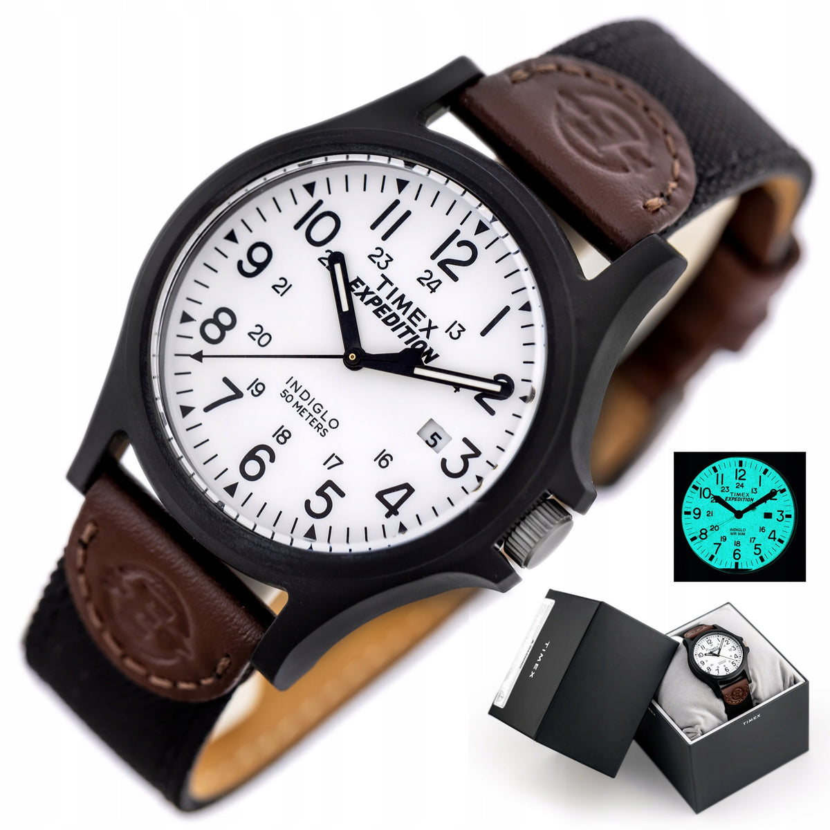 MEN'S WATCH TIMEX EXPEDITION TW4B08200 + BOX + ENGRAVING