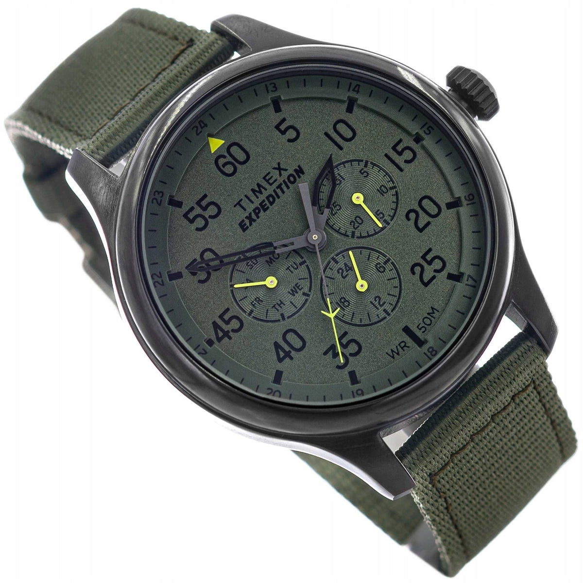MEN'S WATCH TIMEX TW4B31000 EXPEDITION GREEN ON MULTIDATA STRAP