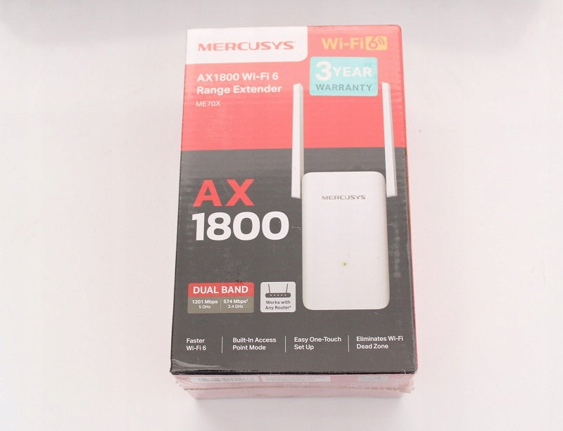 MERCUSYS ME70X SIGNAL AMPLIFIER | AX1800 | WIFI 6 Packaging status original