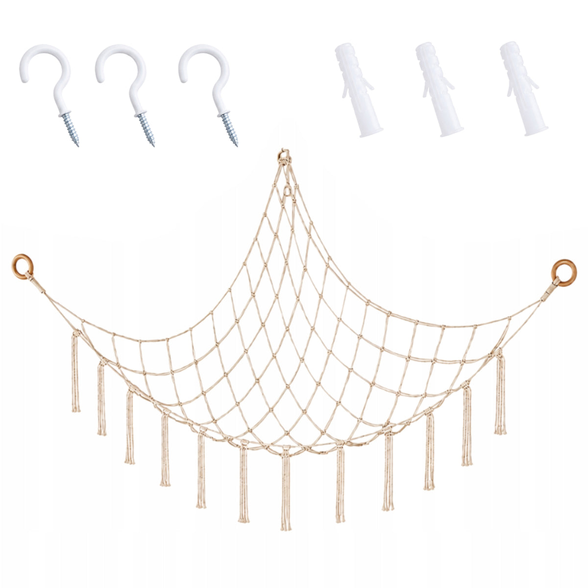 MESH ORGANIZER FOR STUFFED ANIMALS TOYS PLUSH TOYS HANGING CORNER FOR ROOM Manufacturer code SIATKA
