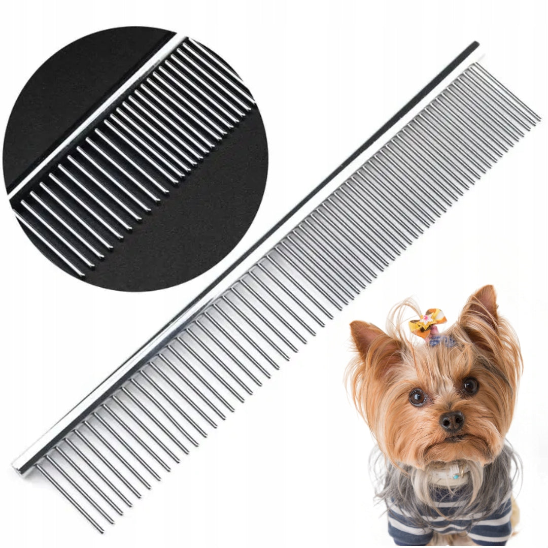 METAL COMB CARDED FOR CAT DOG FOR HAIR THICK STRAIGHT 16CM