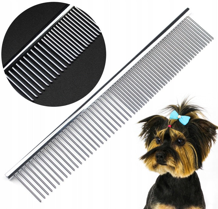 METAL DOG COMB FOR COMBING PET CAT HAIR