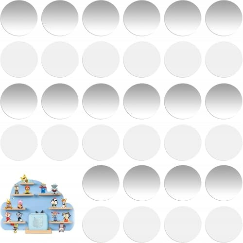 METAL PLATES FOR MAGNETS SELF-ADHESIVE 20 MM 100 PCS FOR FIGURINES Brand no brand
