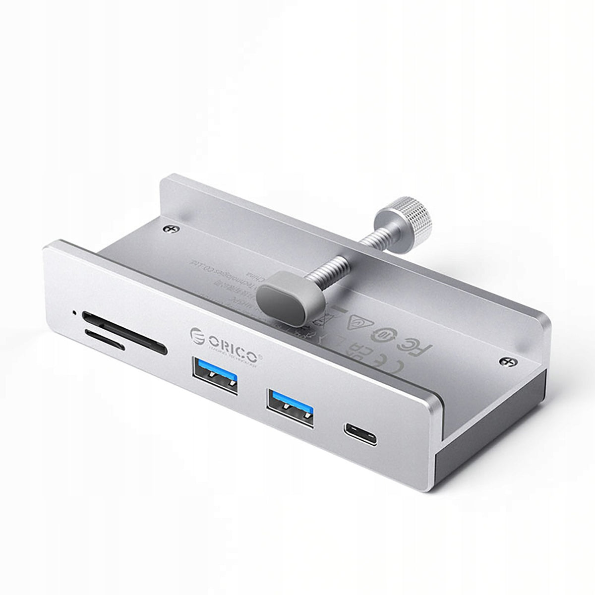 MH5PC Hub Mounted USB-C / USB-A USB-C SD TF - Silver