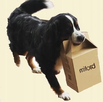 MILORD DOG TREAT MEATSTIPES 100% VEAL Packaging status original