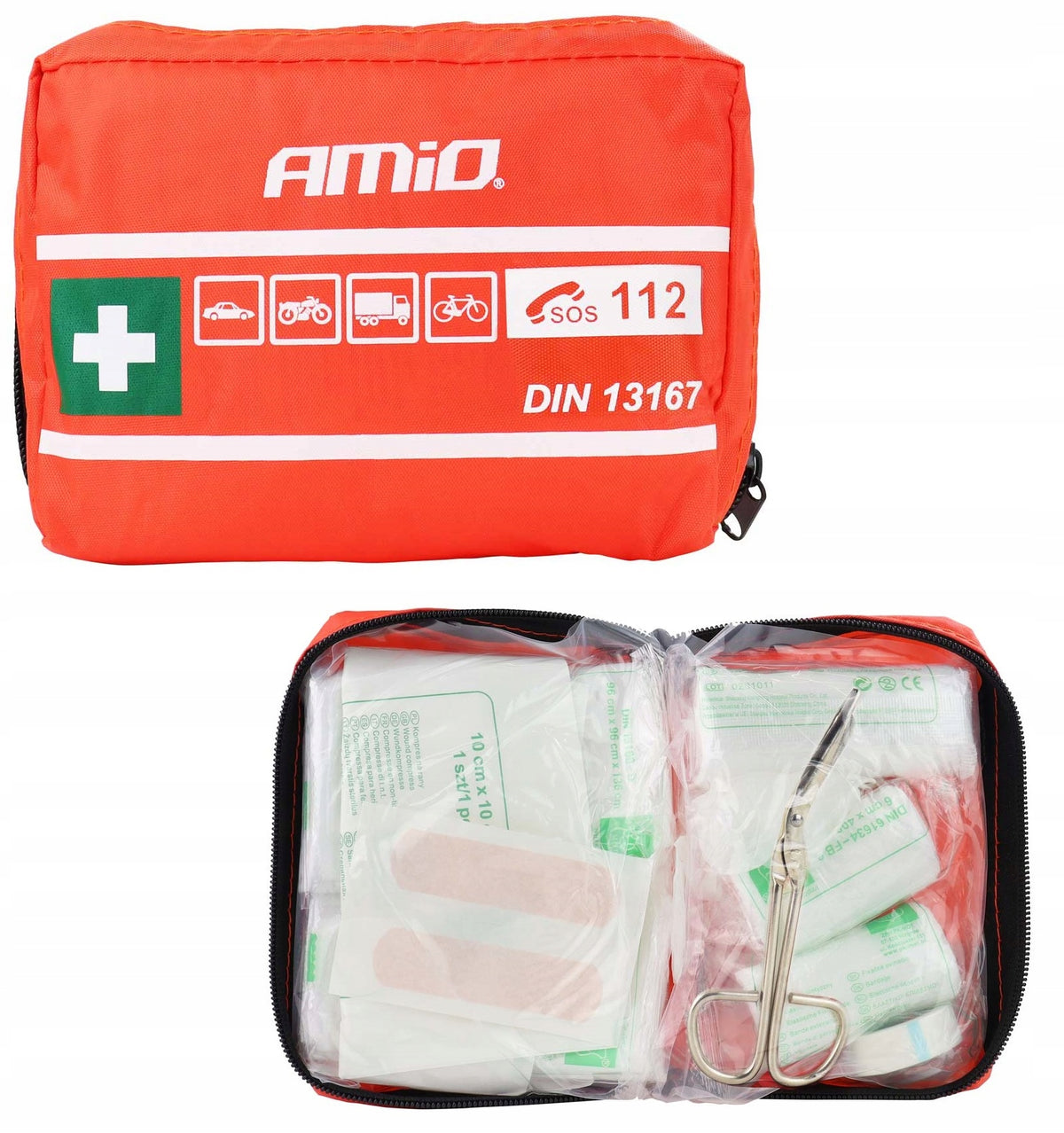 MINI B First Aid Kit for Motorcycle Car DIN13167
