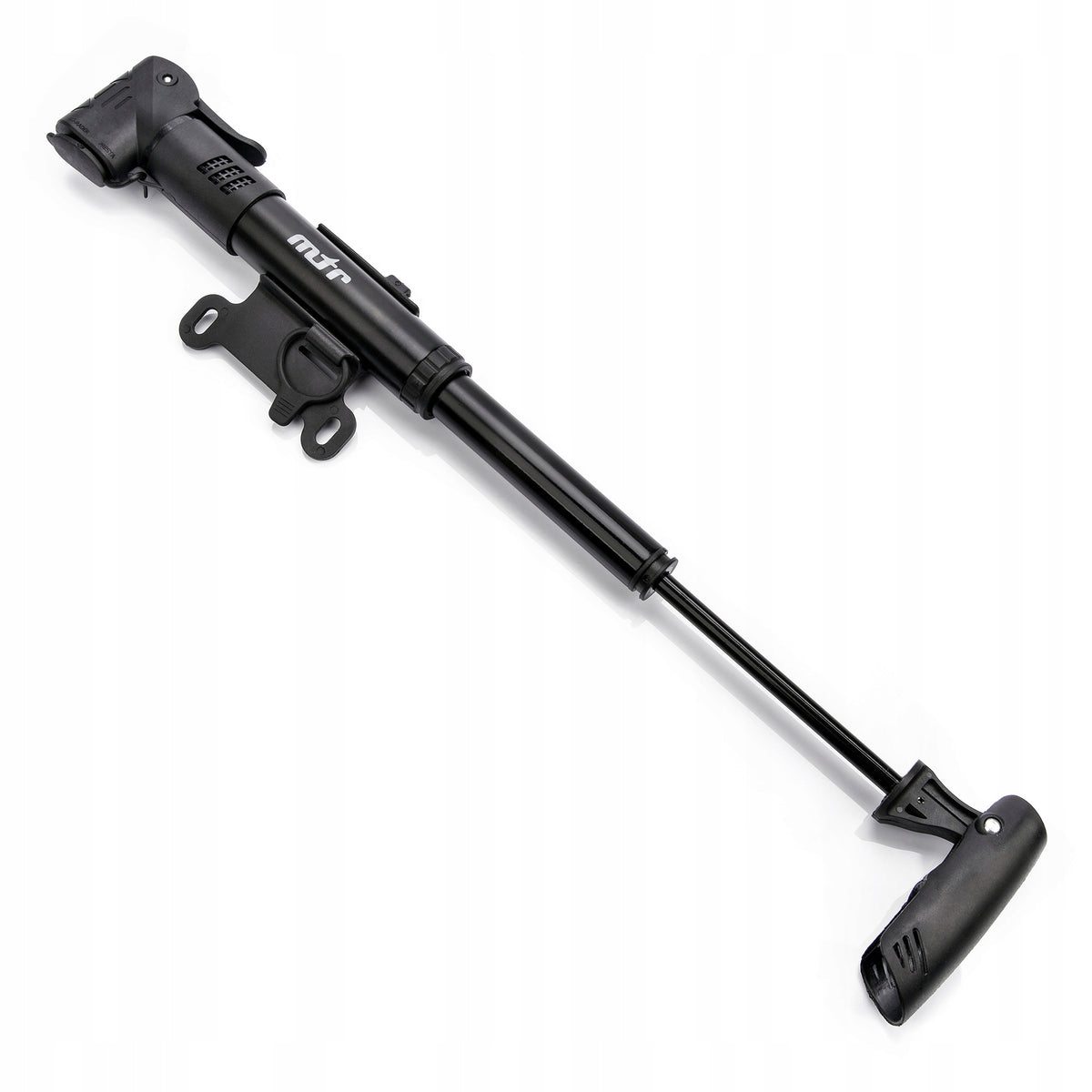 MINI BICYCLE PUMP METEOR EXTEND manual lightweight Color black