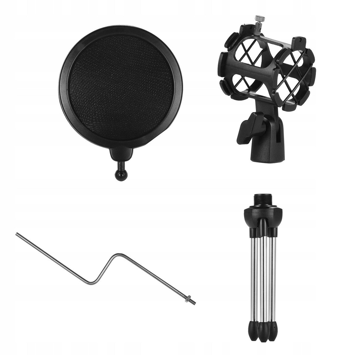 MINI DESKTOP MICROPHONE STINT + SHAKING MICT MIC STOPWATCH + SET OM