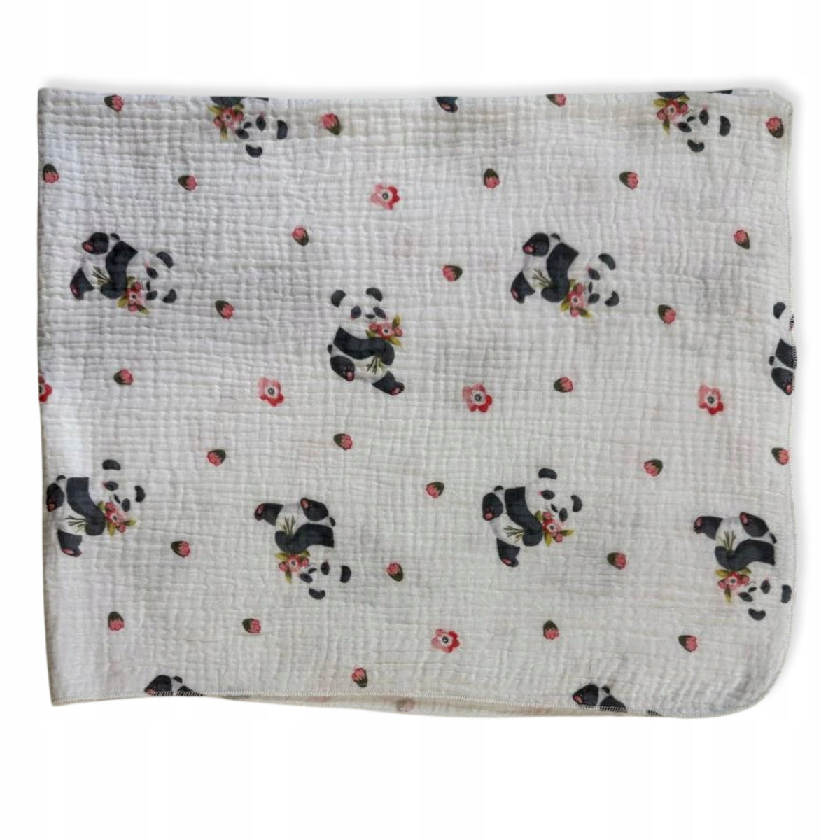 MINI DIAPER MUSLIN Diaper 38x38 Cloth Pattern PANDA