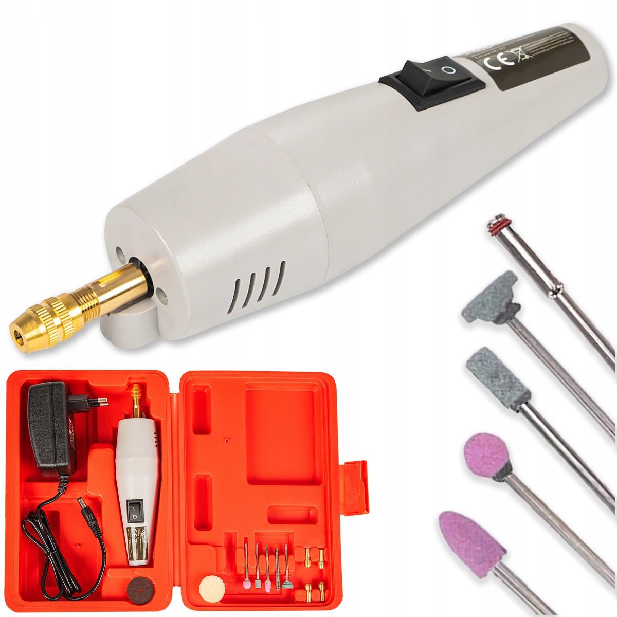 MINI DRILL PRECISION GRINDER CASE 12V DRILLING GRINDING CUTTER