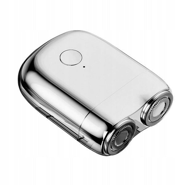MINI SHAVER CORDLESS BEARD CLIPPER TRAVEL SILVER GIFT Manufacturer code RE-1100