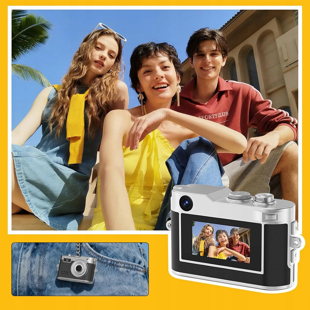 MINI STYLISH 1080P COMPACT DIGITAL CAMERA FOR VLOGS AND PHOTOS Packaging status original