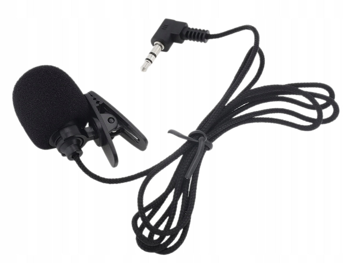 MINI TIE MICROPHONE EXTERNAL TYPE LAVALIER WITH CLIP JACK 3,5 PHONE