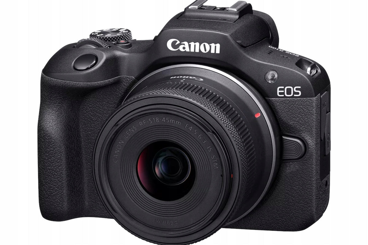 MIRRORLESS CAMERA CANON EOS R100 RF-S 18-45mm F4.5-6.3 IS STM + READER Manufacturer code 4549292214635