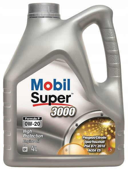 MOBIL SUPER 3000 FORMULA P 0W20 4L