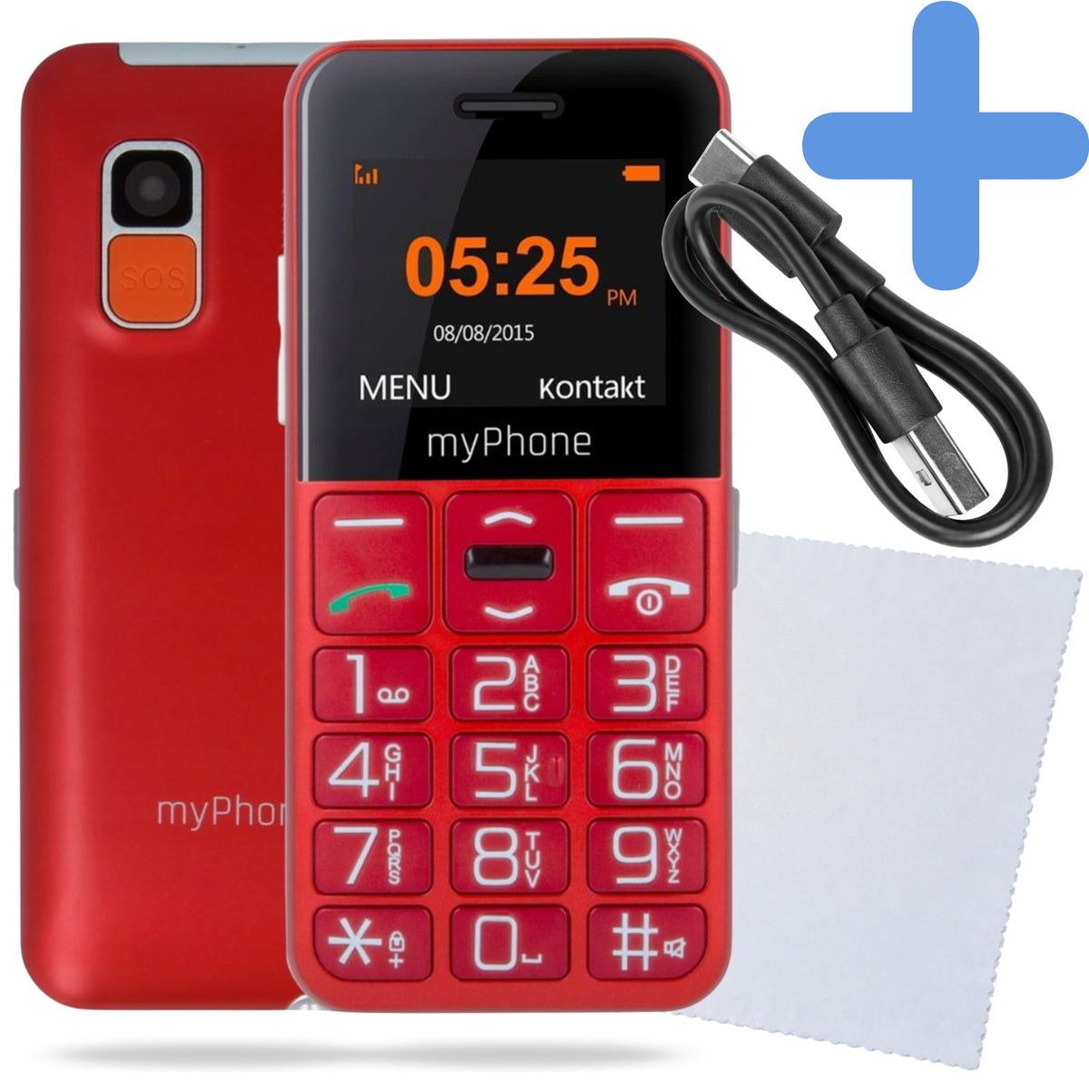 MOBILE PHONE MYPHONE HALO EASY FOR SENIORS WITH KEYBOARD SAUCE LOUD